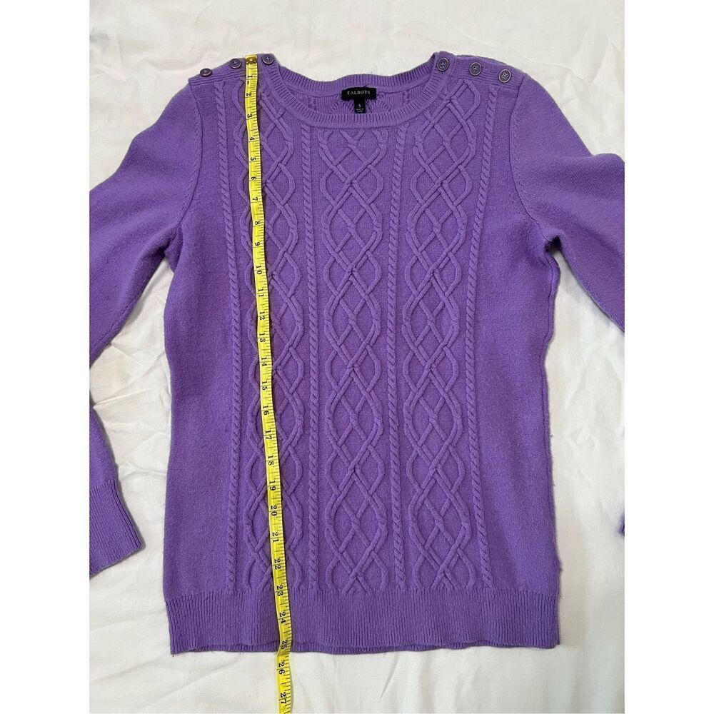 Talbots Cable Sweater - Picture 4 of 7